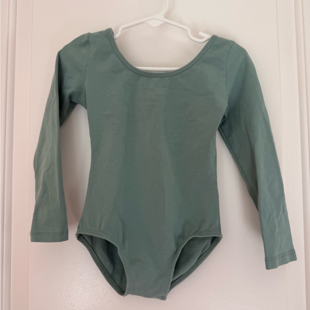 Kids Green Long Sleeve One Piece